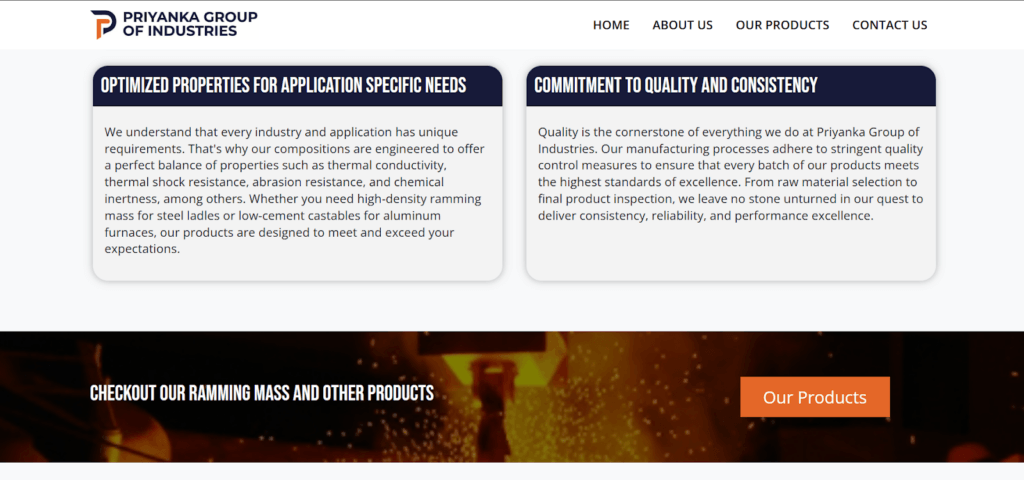 Industrial Website Design Case Study: From Raw Data to High-Converting UX 1 industrial website design in hyderabad case study
