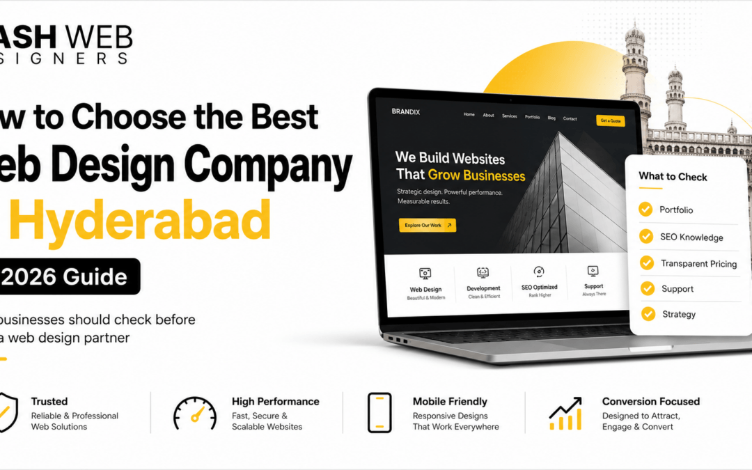 How to Choose the Best Web Design Company in Hyderabad (2026 Guide)
