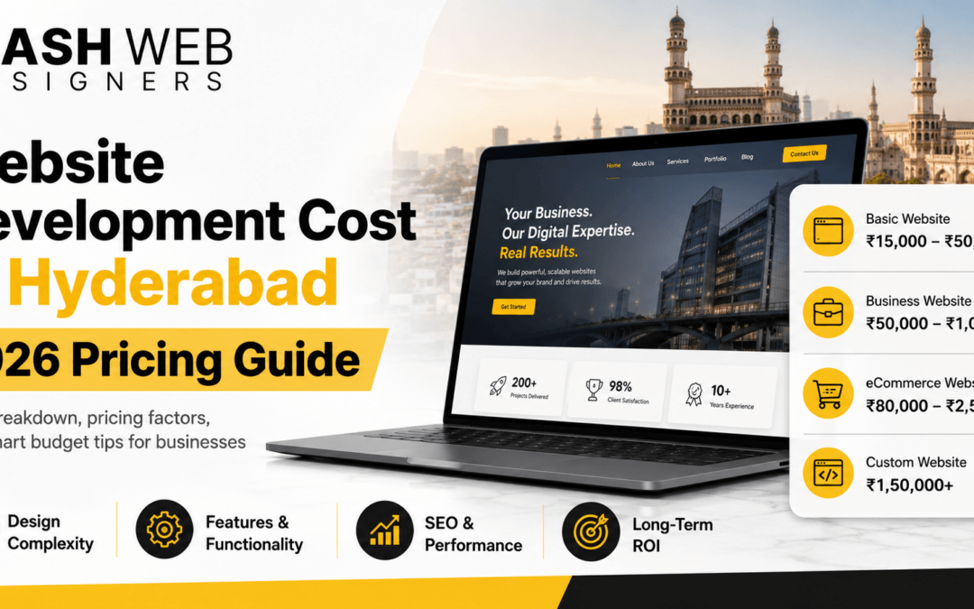 Website Development Cost in Hyderabad: Pricing Guide for Businesses (2026)