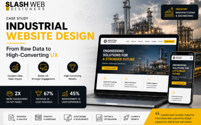 Industrial Website Design Case Study: From Raw Data to High-Converting UX