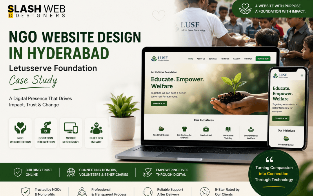 NGO Website Design in Hyderabad – Letusserve Foundation Case Study